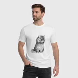 Мужская футболка хлопок Котенок из фильма Пыль - фото 2