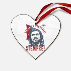 Деревянная игрушка Сердце Че Гевара - идти до победы