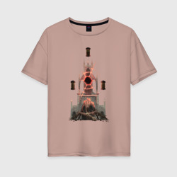 Bloodborne - возродившийся – Женская футболка хлопок Oversize с принтом купить со скидкой в -16%