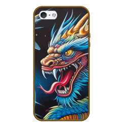 Фантастический космический дракон - нейросеть – Чехол для iPhone 5/5S матовый с принтом купить