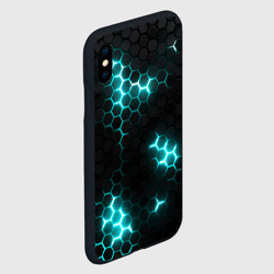 Чехол для iPhone XS Max матовый Дед спейс - текстура нанокостюма - фото 2
