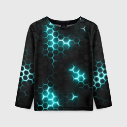 Детский лонгслив 3D Дед спейс - текстура нанокостюма