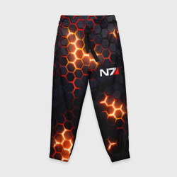 Детские брюки 3D N7 mass effect logo