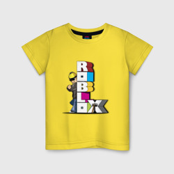 Roblox строитель free style – Детская футболка хлопок с принтом купить со скидкой в -20%