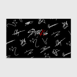 Бумага для упаковки 3D Stray kids автографы лого