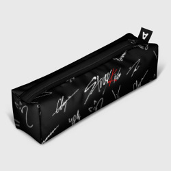 Пенал школьный 3D Stray kids автографы лого