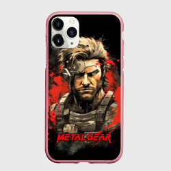 Чехол для iPhone 11 Pro Max матовый Venom Snake Metal   gear  game