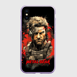Чехол для iPhone XS Max матовый Venom Snake Metal   gear  game
