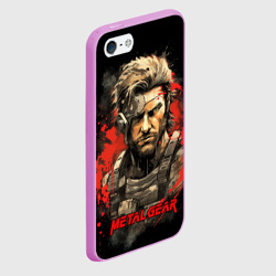 Чехол для iPhone 5/5S матовый Venom Snake Metal   gear  game - фото 2