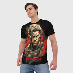 Мужская футболка 3D Venom Snake Metal   gear  game - фото 2