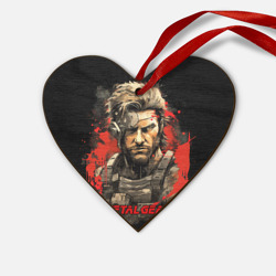 Деревянная игрушка Сердце Venom Snake Metal   gear  game