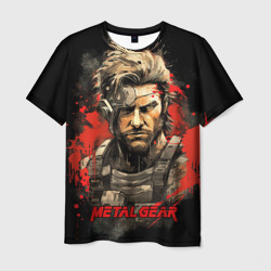 Мужская футболка 3D Venom Snake Metal   gear  game