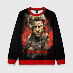 Детский свитшот 3D Venom Snake Metal   gear  game