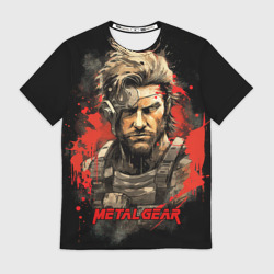 Мужская футболка 3D Venom Snake Metal   gear  game