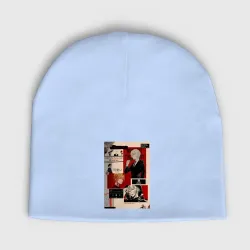 Детская шапка демисезонная Патриотизм Мориарти Луис Джеймс коллаж