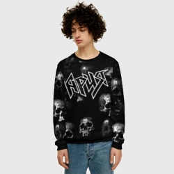 Мужской свитшот 3D Ария - рок группа - фото 2