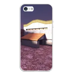 Чехол для iPhone 5/5S матовый Counter Strike 1.6 de_nuke