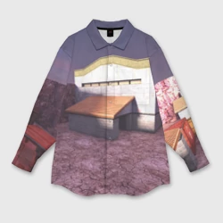 Мужская рубашка oversize 3D Counter Strike 1.6 de_nuke