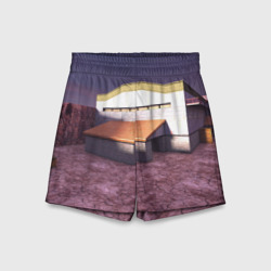 Детские спортивные шорты 3D Counter Strike 1.6 de_nuke