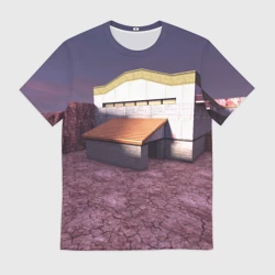 Мужская футболка 3D Counter Strike 1.6 de_nuke