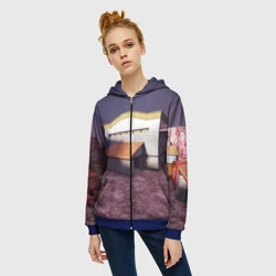 Женская толстовка 3D на молнии Counter Strike 1.6 de_nuke - фото 2