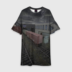 Детское платье 3D Counter Strike 1.6 de_train