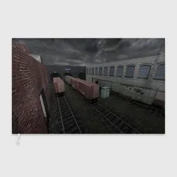 Флаг 3D Counter Strike 1.6 de_train