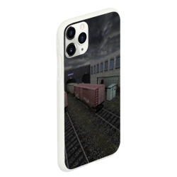 Чехол для iPhone 11 Pro Max матовый Counter Strike 1.6 de_train - фото 2