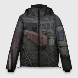 Мужская зимняя куртка 3D Counter Strike 1.6 de_train