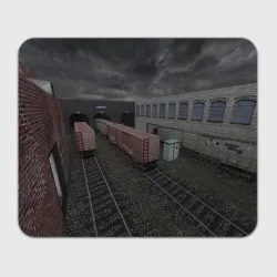 Прямоугольный коврик для мышки Counter Strike 1.6 de_train