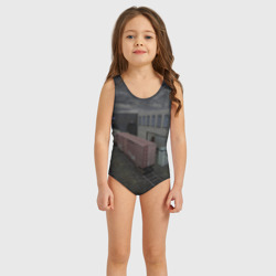 Детский купальник 3D Counter Strike 1.6 de_train