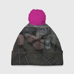 Шапка 3D c помпоном Counter Strike 1.6 de_train