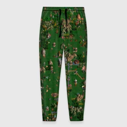 Мужские брюки 3D Герои 3 Карта Замка 