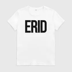 Женская футболка хлопок Токен для рекламы  - ERID