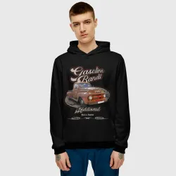Мужская толстовка 3D Хот-род в стиле rat Gasoline Bandit - фото 2