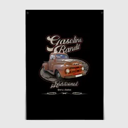 Постер Хот-род в стиле rat Gasoline Bandit