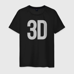 3D – Мужская футболка хлопок с принтом купить со скидкой в -20%