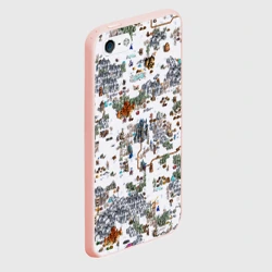 Чехол для iPhone 5/5S матовый Герои 3 Карта Башни - фото 2