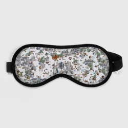 Маска для сна 3D Герои 3 Карта Башни