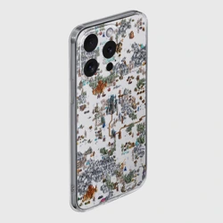 Чехол для iPhone 15 Pro силиконовый с защитой камеры Герои 3 Карта Башни - фото 2