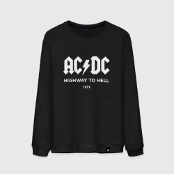 Мужской свитшот хлопок AC DC - Highway to hell 1979