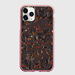 Чехол для iPhone 11 Pro матовый Герои 3 Карта Инферно
