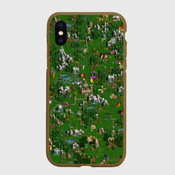 Чехол для iPhone XS Max матовый Герои 3 Карта Сопряжения
