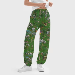 Женские джоггеры оверсайз 3D Герои 3 Карта Сопряжения - фото 2