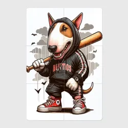 Магнитный плакат 2Х3 Bully with a baseball bat - ai art fantasy