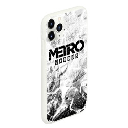 Чехол для iPhone 11 Pro Max матовый Metro Exodus white graphite - фото 2
