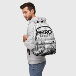 Рюкзак 3D Metro Exodus white graphite - фото 2