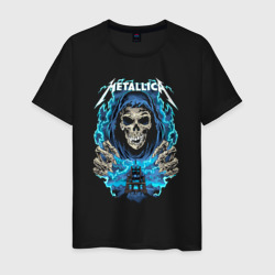 Metallica skeleton rock – Футболка из хлопка с принтом купить со скидкой в -20%