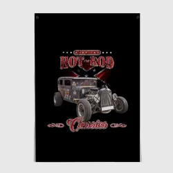Постер Классический хот-род в rat стиле