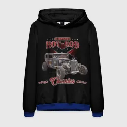 Мужская толстовка 3D Классический хот-род в rat стиле